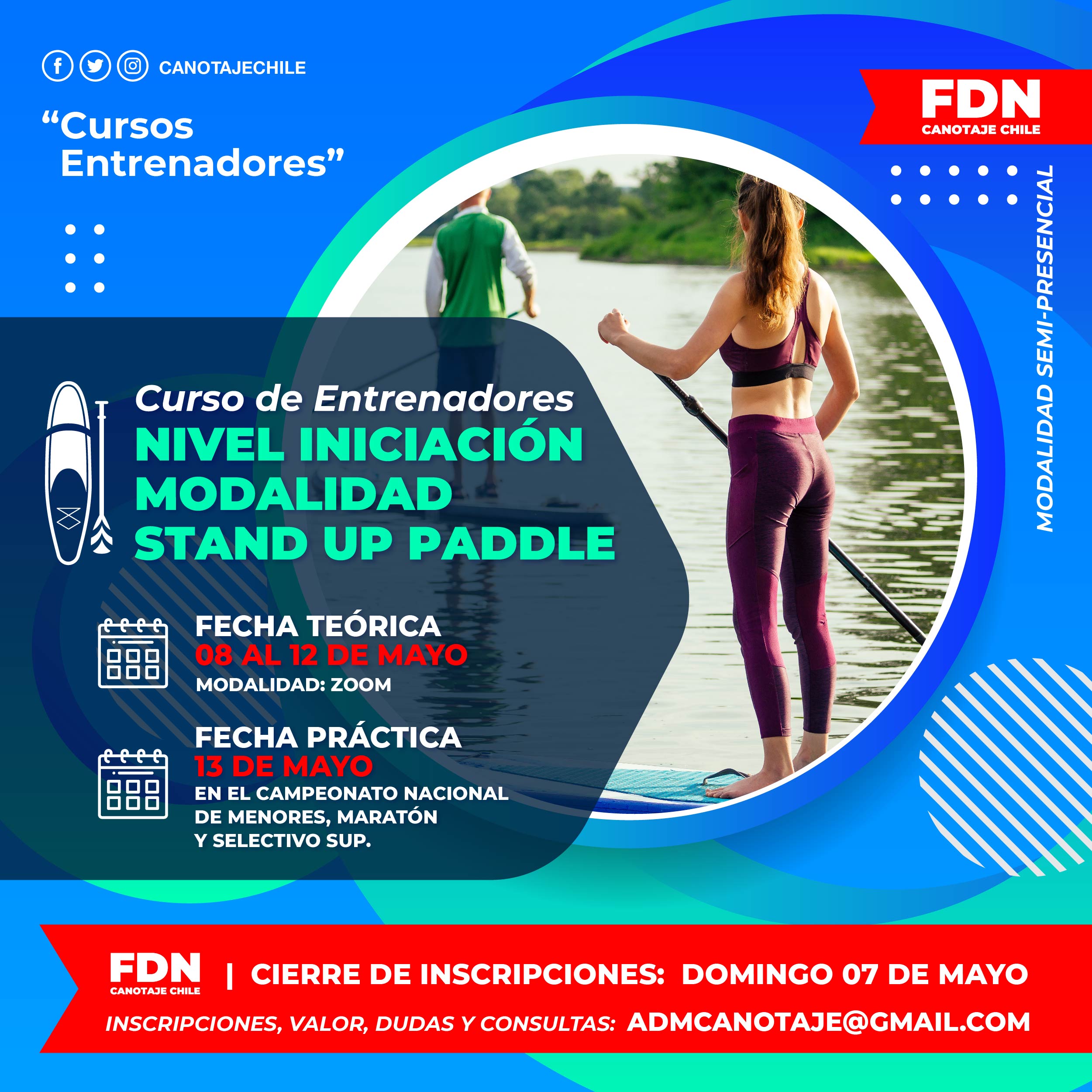 Cursos de entrenadores FDN Canotaje